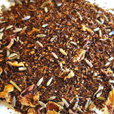 Our first tea is our year-round favorite, Mother's Day. Picture a vanilla rooibos base, infused with the delicate notes of lavender buds and rose petals. It's a tea that's as it is fantastic, perfect for those moments of relaxation. Can you imagine the aroma?