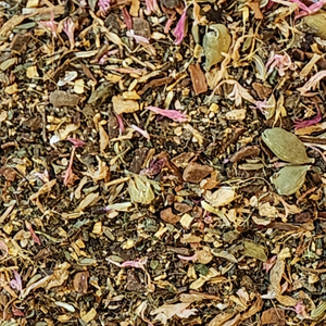 Minty notes intertwined with sweet cinnamon on licorice. Feel better already!  2oz, Herbal tea: Ginger, Peppermint, Cinnamon, Cardamom, Lemon Balm, Licorice, Fennel, Burdock Root&nbsp;&nbsp;&nbsp;&nbsp;&nbsp;&nbsp;&nbsp;&nbsp;&nbsp;&nbsp;&nbsp;&nbsp;&nbsp;&nbsp;&nbsp;&nbsp;&nbsp;&nbsp;&nbsp;&nbsp;&nbsp;&nbsp;&nbsp;  Antioxidant Level: Low, Caffeine Level: None