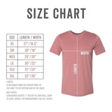 sizing chart for t-shirt