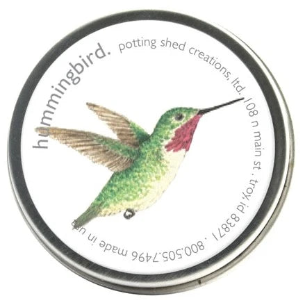 One of our favorite gifts - seeds in a reusable tin made from recycled US steel. The Hummingbird mix contains 17 varieties of sweet nectar-producing wildflowers in many different shapes and sizes. Lovely shades of pinks, reds, and purples that naturally provide nectar to attract hummingbirds to your garden. Includes 17 seed varieties, 