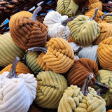 Pick out your favorite color, or get one of these fabulous corduroy pumpkins to decorate this fall!  2" Dia  Polyester