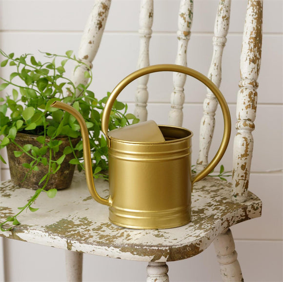 Mini Gold Decorative Watering Can