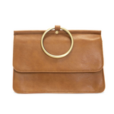 Put a ring on it! Perfect for your next night out, this cute scotch bracelet bag looks great with your fav jeans or slinky dress! With multiple compartments, it is just the right size to hold all your essentials. Wear it on your wrist with the metallic ring bracelet, or carry as a clutch, or wear as a crossbody with the detachable shoulder strap.


Dimensions: 6 in. H x 8.25 in. W x 3.5 in. at deepest point
Tapers up to the top point
Adjustable and removable crossbody strap: 20-25 in.
3 in. diameter ring th