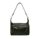 The Danna crossbody is masterfully crafted in our gorgeous new tumbled gloss vegan forest green leather to give your look a polished yet casual vibe. Fitted with a top zip closure accented by our signature logo zip pull and two removable and interchangeable shoulder straps; a short shoulder strap to wear snug to the body or a long adjustable, removable crossbody shoulder strap to wear as a crossbody, this slouchy hobo design is perfect for your everyday style.


Dimensions: 9.5 in. H X 10.5 in. W X 3.5 in. 