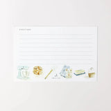Write down your favorite recipes on the Baking Recipe Cards. This set includes 12 cards with space for ingredients on one side and instructions on the back, plus a bonus recipe card for (the best!) chocolate chip cookies.

Details: - Set of 12 recipe cards

Bonus chocolate chip cookie recipe from Emily

4" x 6"

Printed on eggshell-textured paper

Original watercolor artwork by Emily Lex