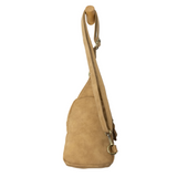 Our best-selling Skyler is now in soft luscious wheat colored vegan suede, perfect for Fall. This organized sling brings a cozy vibe to your look and will look great layered over your favorite chunky sweater. With space for your large phone, keys, wallet, lip gloss and more, you will be able to carry everything you need with hands free convenience


Product Details
Dimensions: 8 in. H x 5.5 in. W x 2.25 in. D
Removable and adjustable convertible strap drop: 20-30 in.
Top zip closure
Exterior front zip pocke