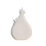 This white ceramic depiction of the Nativity will be come your favorite decoration for the season! Mary, Joseph and the Christ child are in front of a pear-shaped background with the star of Bethlehem on top.

approximately 4.5" W x 6.75" H

Ceramic