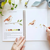 The Animals Watercolor Workbook includes 12 animal illustrations with an example of the finished painting, step-by-step instructions, and a lightly illustrated sketch for you to paint. It's just like a coloring book, but with watercolor!&nbsp;Enjoy this peaceful painting hobby on your own, with children, or with friends. Makes a wonderful gift and is perfect for artists of any age.

12 beginner-friendly illustrations on thick 120lb watercolor paper

Lay-flat pages with spiral binding for hassle-free paintin