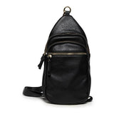 Stay organized on the go with this versatile medium-sized black sling bag featuring a modern silhouette and practical storage. Designed to blend fashion with functionality, it features spacious zip compartments, lightweight construction, and an ergonomic crossbody fit with an adjustable strap. Roomy enough to stow a large wallet, cell phone, even a slim water bottle. The Jas is ideal for city walks, sightseeing, and weekend adventures.
Product Details
Dimensions: 511 in. H x 6.25 in. W x 3 in. D
Removable a