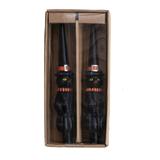 Elevate your Halloween décor with an enchanting touch with this exquisite 2-piece unscented cat-shaped taper candle set. Each candle, elegantly topped with a whimsical witch hat, is meticulously crafted from high-quality paraffin wax and coated in a deep, mysterious black. Their charmingly spooky design will capture the imagination and delight all who behold them. Boasting an impressive estimated burn time of 7 hours, these captivating candles create a bewitching ambiance.

Paraffin Wax