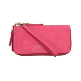 Cool, stylish, and organized, too! This chacha pink wallet has it all! 12 credit card pockets, 2 change pockets and 2 billfold pockets all wrapped in a dark oak&nbsp;colored vegan leather, lined with rugged washed canvas, and accented with our new Logo zipper pull. The removable strap lets you carry it as a compact wristlet, too!


Dimensions: 7.75 in. W x 4 in. H x .5 in. D
Full Zip Around Closure
Exterior Zip Pocket on Spine
Removable Wristlet Strap
12 Credit Card Pockets
2 Billfold Pockets
Interior Zippe