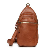 Stay organized on the go with this versatile medium-sized cognac sling bag featuring a modern silhouette and practical storage. Designed to blend fashion with functionality, it features spacious zip compartments, lightweight construction, and an ergonomic crossbody fit with an adjustable strap. Roomy enough to stow a large wallet, cell phone, even a slim water bottle. The Jas is ideal for city walks, sightseeing, and weekend adventures.
Product Details
Dimensions: 511 in. H x 6.25 in. W x 3 in. D
Removable 