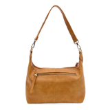 The Danna crossbody is masterfully crafted in our gorgeous new tumbled gloss vegan camel leather to give your look a polished yet casual vibe. Fitted with a top zip closure accented by our signature logo zip pull and two removable and interchangeable shoulder straps; a short shoulder strap to wear snug to the body or a long adjustable, removable crossbody shoulder strap to wear as a crossbody, this slouchy hobo design is perfect for your everyday style.


Dimensions: 9.5 in. H X 10.5 in. W X 3.5 in. D
Top z