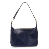 The Danna crossbody is masterfully crafted in our gorgeous new tumbled gloss vegan navy leather to give your look a polished yet casual vibe. Fitted with a top zip closure accented by our signature logo zip pull and two removable and interchangeable shoulder straps; a short shoulder strap to wear snug to the body or a long adjustable, removable crossbody shoulder strap to wear as a crossbody, this slouchy hobo design is perfect for your everyday style.


Dimensions: 9.5 in. H X 10.5 in. W X 3.5 in. D
Top zi