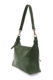 The Danna crossbody is masterfully crafted in our gorgeous new tumbled gloss vegan sea green leather to give your look a polished yet casual vibe. Fitted with a top zip closure accented by our signature logo zip pull and two removable and interchangeable shoulder straps; a short shoulder strap to wear snug to the body or a long adjustable, removable crossbody shoulder strap to wear as a crossbody, this slouchy hobo design is perfect for your everyday style.


Dimensions: 9.5 in. H X 10.5 in. W X 3.5 in. D
T
