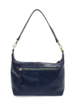 The Danna crossbody is masterfully crafted in our gorgeous new tumbled gloss vegan navy leather to give your look a polished yet casual vibe. Fitted with a top zip closure accented by our signature logo zip pull and two removable and interchangeable shoulder straps; a short shoulder strap to wear snug to the body or a long adjustable, removable crossbody shoulder strap to wear as a crossbody, this slouchy hobo design is perfect for your everyday style.


Dimensions: 9.5 in. H X 10.5 in. W X 3.5 in. D
Top zi