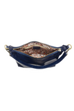 The Danna crossbody is masterfully crafted in our gorgeous new tumbled gloss vegan navy leather to give your look a polished yet casual vibe. Fitted with a top zip closure accented by our signature logo zip pull and two removable and interchangeable shoulder straps; a short shoulder strap to wear snug to the body or a long adjustable, removable crossbody shoulder strap to wear as a crossbody, this slouchy hobo design is perfect for your everyday style.


Dimensions: 9.5 in. H X 10.5 in. W X 3.5 in. D
Top zi
