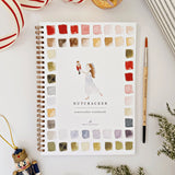 Watercolor workbooks are just like a coloring book, but with watercolor! Enjoy this peaceful hobby on your own, with kids, and with friends. Makes a wonderful gift. Perfect for artists of any age. This Nutcracker book has beautiful illustrations of scenes from The Nutcracker for you to paint!

12 beginner-friendly, lightly sketched illustrations

Simple step-by-step instructions and example

Lay flat spiral pages for easy painting

Durable 120 lb watercolor paper

Travel ready 6.5 inch x 9 inch size

Paint 