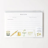 Write down your favorite recipes on the Baking Recipe Cards. This set includes 12 cards with space for ingredients on one side and instructions on the back, plus a bonus recipe card for (the best!) chocolate chip cookies.

Details: - Set of 12 recipe cards

Bonus chocolate chip cookie recipe from Emily

4" x 6"

Printed on eggshell-textured paper

Original watercolor artwork by Emily Lex