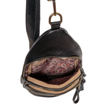 Stay organized on the go with this versatile medium-sized black sling bag featuring a modern silhouette and practical storage. Designed to blend fashion with functionality, it features spacious zip compartments, lightweight construction, and an ergonomic crossbody fit with an adjustable strap. Roomy enough to stow a large wallet, cell phone, even a slim water bottle. The Jas is ideal for city walks, sightseeing, and weekend adventures.
Product Details
Dimensions: 511 in. H x 6.25 in. W x 3 in. D
Removable a