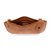 Our bestselling crossbody turn lock clutch has been re-imagined in soft, vegan suede leather in warm, autumnal hues.&nbsp;Sleek and versatile with removable straps, this style can be worn as a Crossbody, carried as a wristlet or a clutch, even doubles as a wallet! With interior credit card slots and enough space to carry your phone, sunglasses, and any other must-haves, all held securely by our locking closure. This casual style is destined to become your new go-to favorite all year long.
Product Details
Di