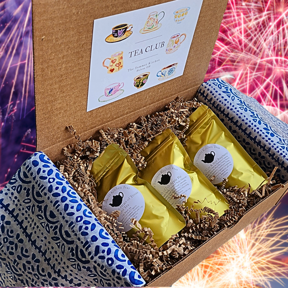 It's July, the perfect time to embrace every drop of summer! This month’s “Baby You’re A Firework!” Tea Box is designed to make your summer truly unforgettable. We’re excited to announce that Texas Tea is BACK! This robust black tea, known for its BIG taste, is ideal for brewing the most refreshing iced tea or savoring hot. It’s no wonder that our Texas-style tea outshines the rest with its bold flavor. Enjoy it iced, sweetened, and adorned with a slice of lemon! Deep In The Heart of Texas Iced Tea is set t
