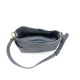 Casual and carefree crossbody in super soft pebble grain vegan leather! Our Kayleigh bucket bag in a beautiful dusty blue color comes with a smaller bag in the same color that can be carried inside or used alone! The convenient side pockets of this bucket bag can carry your water bottle, phone, or glasses.&nbsp;




11" W X 11.25" H X 3.5"
Magnetic Snap Closure
2 open and 1 zipper interior pockets
2 exterior open pockets and 1 back zipper pocket
12- 18" adjustable drop and detachable crossbody strap with lo