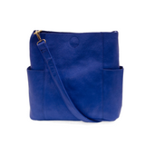Casual and carefree crossbody in super soft pebble grain vegan leather! Our Kayleigh bucket bag in a stunning cobalt blue&nbsp;comes with a smaller bag that can be carried inside or used alone! The convenient side pockets of this bucket bag can carry your water bottle, phone or glasses.&nbsp;


11" W X 11.25" H X 3.5"
Magnetic Snap Closure
2 open and 1 zipper interior pockets
2 exterior open pockets and 1 back zipper pocket
12- 18" adjustable drop and detachable crossbody strap with lobster claw clasps
Brus