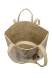 You're going to love this nuetral tote with navy zig-zag stitching going down it and a wood bead with tassel. It will be your go-to bag that you'll grab before you head out the door!


Product Details
Dimensions: 16 in. H x 16 in. W x 5.75 in. D
Shoulder strap drop: 11 in.
Natural jute fiber
Unlined
Wood bead tassel