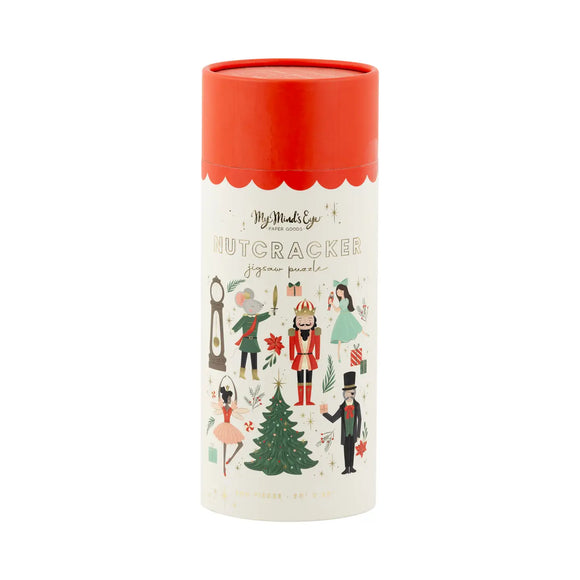 Get in the holiday spirit with our Nutcracker Christmas Puzzle - a nutty Christmas puzzle featuring charismatic nutcracker characters. Perfect for puzzlers of all ages, this puzzle will have you cracking up in no time! 

This chipboard jigsaw puzzle has 300 pieces. Finished puzzle size is 20