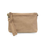 This sleek top zip clutch crafted in a buff colored buffalo grain vegan leather is accented with whipstitching to give it a modern western style. It looks great with jeans or a dress and easily goes from day to night as the Oakley can be carried as a clutch, a wristlet or a crossbody bag with the included detachable wristlet strap with whipstitched details, an adjustable and removable shoulder strap.


Dimensions: 7 in. H x 10 in. W x 3 in. D
Top zip closureWristlet strap with whipstitching: 8 in. long
Adju