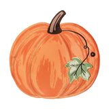 Decorate for the holiday season with the Shaped Pumpkin placemat. Featuring intricate embroidery work and an appliqued leaf, this placemat is sure to add a charming touch to your table. The timeless colors are sure to please, while the pumpkin shape gives it a unique touch.

Machine wash cold&nbsp;

14" W x 14" L