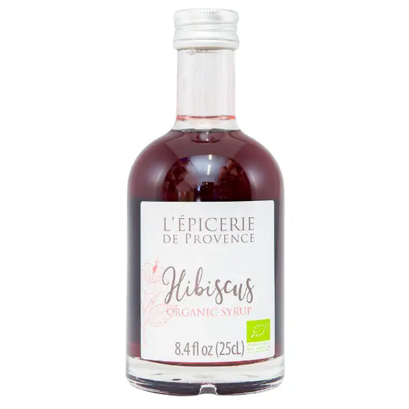 This hibiscus syrup is the perfect way to liven up beverages and desserts! Mix a little into iced tea or lemonade for a refreshing treat, add to cocktails, or drizzle over fruit salads and crepes.

Made in France 

Weight: 1.45 lb, Dimensions: 2.5 x 2.5 x 6.5 in