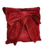 This red velvet bow is everything! So festive and just a darling way to look festive for the holidays!

approximately 10" H&nbsp; x 10" W&nbsp;

Zipper on bottom