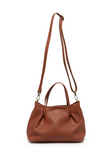 Accented by deep pleats this slouchy satchel bag crafted in softly tumbled vegan leather gives a modern yet feminine vibe to your look. Stay organized with three interior compartments including one zipper and two magnetic snap closures, with space for your wallet, phone, cosmetics and more. Featuring both top handles and a removable shoulder strap, this versatile crossbody bag will accent all your looks from casual to dressy.
Product Details
Dimensions: 8.25 in. H x 10.5 in. W x 4 in. D
3 Interior compartme