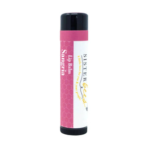 Sangrias are the perfect, fruity combination on a warm summer day!! Our Sangria Lip Balm’s sweet, fruity flavor will transport you to the back deck, sipping sangrias with friends.  This lip balm is perfectly handcrafted with high quality, simple ingredients and beeswax to leave your lips feeling refreshed and renewed. Beeswax and Vitamin E condition skin for soft, smooth lips while the organic flavor oil of Sangria makes your mouth water and your lips feel soft! 