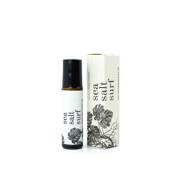 Strolling along the beach on a crisp morning, sea salt kissing the wind. Flowery jasmine followed by sweet cream blends with beachy driftwood in this fresh, yet alluring scent. Features: Our 10 mL roll-on perfumes are manufactured using two simple ingredients: organic jojoba oil and essential oil infused fragrance oils. Simple, clean, bold, and ready to roll.

 Made in United States

Ingredients: Ingredients: Organic Jojoba Oil, Essential oil infused fragrance oils

Weight: 1.6 oz (45.36 g) • Dimension