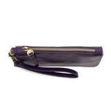Cool, stylish, and organized, too! This Mystic Purple wallet has it all! 12 credit card pockets, 2 change pockets and 2 billfold pockets all wrapped in lush tumbled vegan leather, lined with rugged washed canvas, and accented with our new Logo zipper pull. The removable strap lets you carry it as a compact wristlet, too!


Dimensions: 7.75 in. W x 4 in. H x .5 in. D
Full Zip Around Closure
Exterior Zip Pocket on Spine
Removable Wristlet Strap
12 Credit Card Pockets
2 Billfold Pockets
Interior Zipper
Coin Po