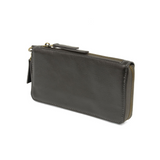 Cool, stylish, and organized, too! This hematite wallet has it all! 12 credit card pockets, 2 change pockets, and 2 billfold pockets, all wrapped in lush tumbled vegan leather, lined with rugged washed canvas, and accented with our new Joy Logo zipper pull. The removable strap lets you carry it as a compact wristlet, too!



Dimensions: 7.75 in. W x 4 in. H x .5 in. D

Full Zip-Around Closure

Exterior Zip Pocket on Spine

Removable Wristlet Strap

12 Credit Card Pockets

2 Billfold Pockets

Interior Zipper
