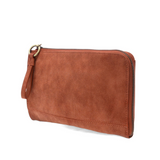 Karina combines sleek styling with uber organization in a beautiful faux suede spice leather. The ultimate in versatility, this bag can be worn as a crossbody, carried as a clutch or as a wristlet. The included bonus wallet with credit card slots, ID windows, zippered change pocket and billfold will keep your organized on the go and can be carried separately.


Product Details
Main Bag
Dimensions: 9.75 in. W x 6 in. H x 1 in. D
Zippered Top Closure
Exterior Open Pocket
Interior Zipper Pocket
Detachable 7 in