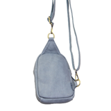 Blending uptown chic with downtown cool, the Skyler sling bag in dusty blue is made in pretty raspberry vegan leather! A convertible strap lends versatility, while a front zip pocket offers practical storage for your necessities. It is the perfect companion for a night out on the town or a fun day trip!


8" h x 5.5" w&nbsp; x 2.25" d
Removable and adjustable convertible strap 20"-30" drop
Zippered top closure
Exterior front zip pocket
2 exterior zip compartments
4 interior credit card pockets
Brass plated 