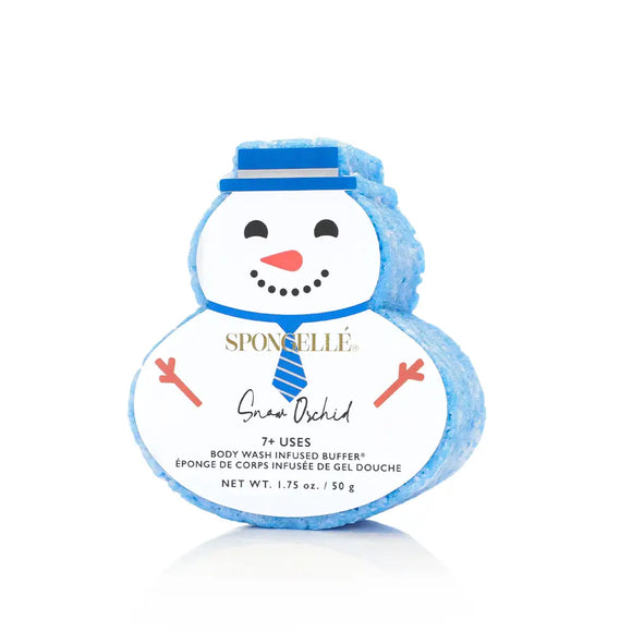 Body Wash Infused Buffers® - the perfect way to cleanse and rejuvenate yourself this festive season! Crafted in the charming form of a snowman, each buffer is infused with luxurious body wash to leave your skin feeling soft, smooth, and refreshed. This all-in-one beauty treatment is good for 7+ uses each.

Fragrance Notes Top: Watery Pear Middle: Exotic Orchid Base: White Patchouli

4oz

Made in the USA