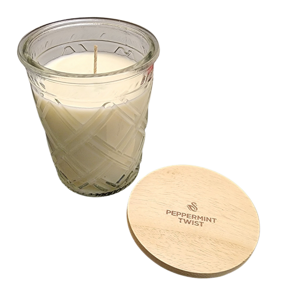 This luscious, tempting concoction of mocha, sweet Indian peppermint, milk chocolate, and creamy vanilla is splendid for the Winter and the Holiday Seasons - updated from a previous favorite and back by popular demand!!

Filled with 12 oz. of American Soybean WaxTM.

Measures 4