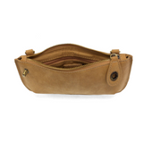 Our bestselling crossbody turn lock clutch has been re-imagined in soft, vegan suede leather in wheat. Sleek and versatile with removable straps, this style can be worn as a Crossbody, carried as a wristlet or a clutch, even doubles as a wallet! With interior credit card slots and enough space to carry your phone, sunglasses, and any other must-haves, all held securely by our locking closure. This casual style is destined to become your new go-to favorite all year long.
Product Details
Dimensions: 5 in. H x