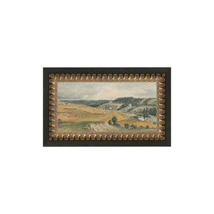 This "View of St Catherine's Hill Near Guildford" is a beautiful landscape art piece from Charles Claude Pyne. It pairs well with other prints, but can make a statement by itself!&nbsp;Printed on premium canvas fabric for a lasting, textured finish and has a handcrafted ornate frame that adds a classic charm.&nbsp; Comes with a paper backing and hanging hardware for easy installation.

Made in the USA: Proudly crafted with quality and care.&nbsp;

Care Instructions: Keep canvas dry to maintain its quality. 