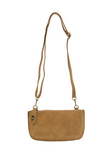Our bestselling crossbody turn lock clutch has been re-imagined in soft, vegan suede leather in wheat. Sleek and versatile with removable straps, this style can be worn as a Crossbody, carried as a wristlet or a clutch, even doubles as a wallet! With interior credit card slots and enough space to carry your phone, sunglasses, and any other must-haves, all held securely by our locking closure. This casual style is destined to become your new go-to favorite all year long.
Product Details
Dimensions: 5 in. H x