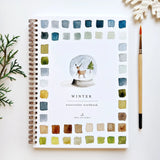 The Winter Watercolor Workbook includes 12 winter-themed illustrations with an example of the finished painting, step-by-step instructions, and a lightly illustrated sketch for you to paint. It's just like a coloring book, but with watercolor! Enjoy this peaceful painting hobby on your own, with children, or with friends. Makes a wonderful gift and is perfect for artists of any age.

12 beginner-friendly illustrations on thick 120lb watercolor paper

Lay-flat pages with spiral binding for hassle-free painti