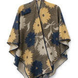 Cozy Cashmere Feel Travel Loop Wrap
This one size fits all reversible loop wrap, drapes over and accents any outfit, casual or dressy. It has a loop on both sides to make it truly reversible. Wear looped to stay in place or wear loosely as a shawl. It feels and looks like cashmere. A beautiful layering piece! 85% Poly, 15% Cotton.
Dry clean or hand wash cold with light colors, lay flat to dry, iron on lowest setting if need, do not bleach.