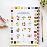 Watercolor workbooks are just like a coloring book, but with watercolor! Enjoy this peaceful hobby on your own, with kids, and with friends. Makes a wonderful gift. Perfect for artists of any age. This Bouquets book has beautiful illustrations of floral arrangements for you to paint!

12 beginner-friendly, lightly sketched illustrations

Simple step-by-step instructions and example

Lay flat spiral pages for easy painting

Durable 120 lb watercolor paper

Travel ready 6.5 inch x 9 inch size