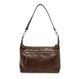 The Danna crossbody is masterfully crafted in our gorgeous new tumbled gloss vegan hickory leather to give your look a polished yet casual vibe. Fitted with a top zip closure accented by our signature logo zip pull and two removable and interchangeable shoulder straps; a short shoulder strap to wear snug to the body or a long adjustable, removable crossbody shoulder strap to wear as a crossbody, this slouchy hobo design is perfect for your everyday style.


Dimensions: 9.5 in. H X 10.5 in. W X 3.5 in. D
Top